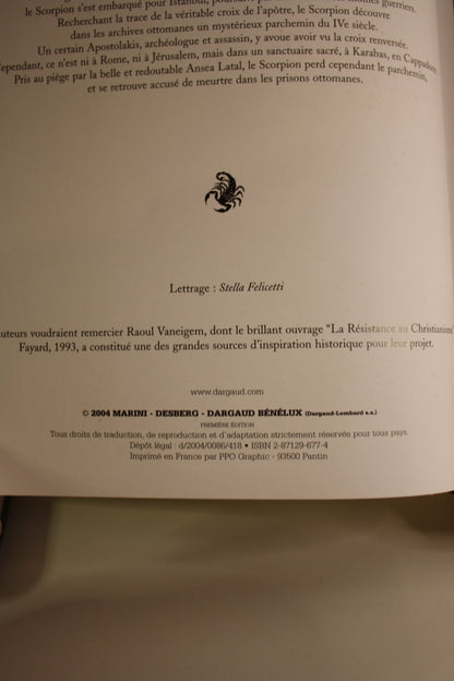 La vallée sacrée 5 – Le Scorpion – Marini Desberg – Dargaud – EO – 2004