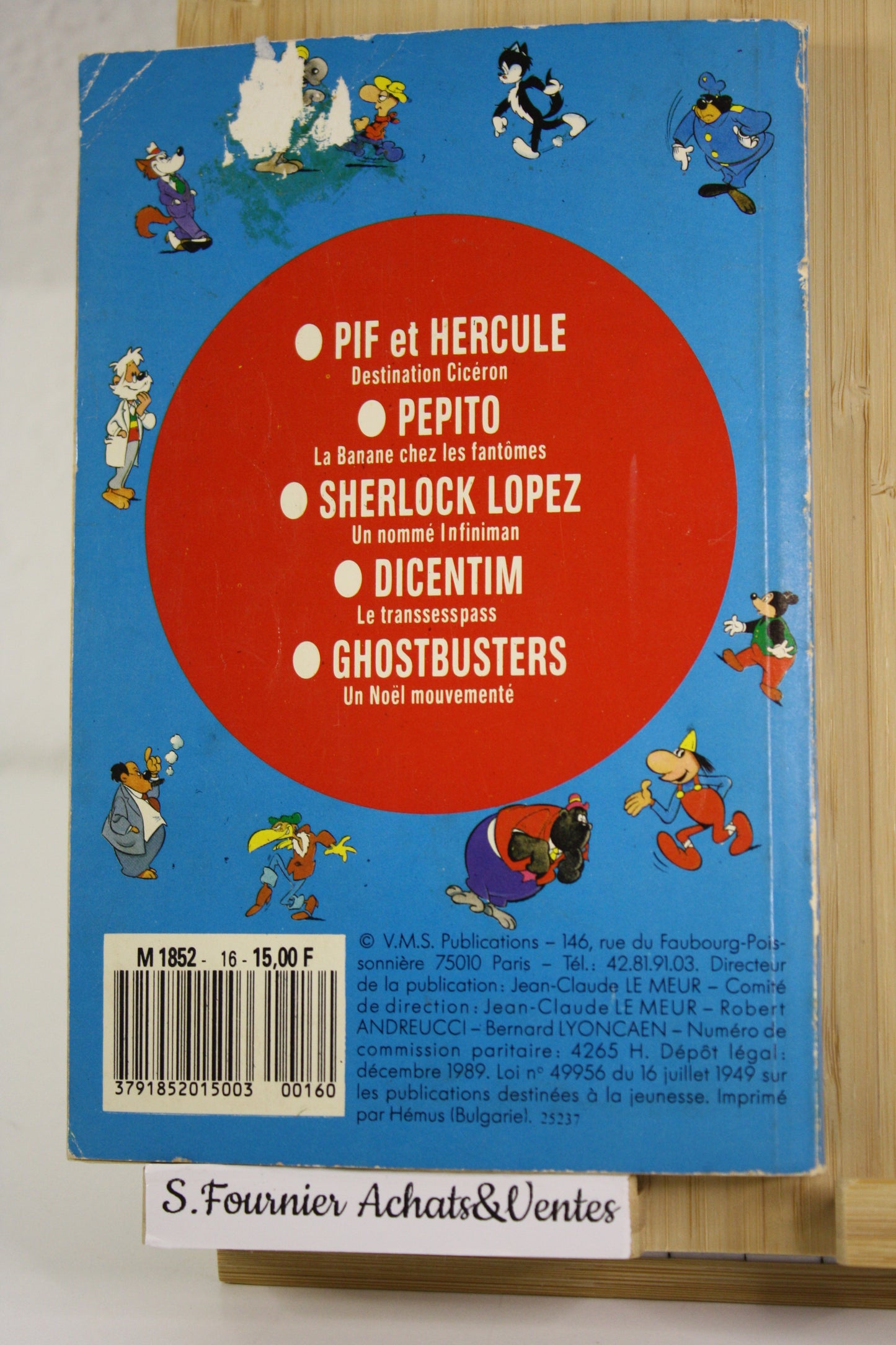 Destination Ciceron – Pif Parade Comique – Collectif – VMS Production – Périodique – 1989 - Mensuel