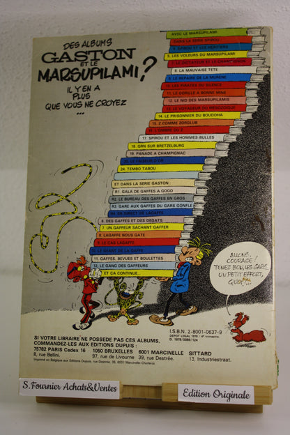 Un album surprise – Gaston Marsupilami – Franquin – Dupuis – EO – 1978