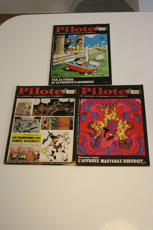Magazine de juillet et Aout 1968 – Pilote Journal d’Astérix – Multiple – Dargaud – Périodique – 1968