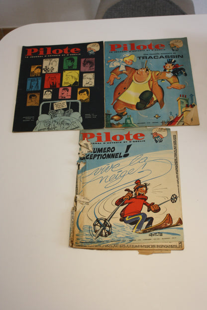 Magazine de Février et Avril 1966 – Pilote Journal d’Astérix – Multiple – Dargaud – Périodique – 1966