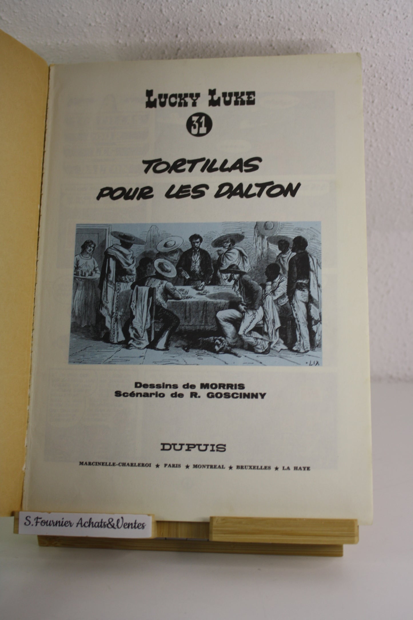 Tortilla pou les daltons – Lucky Luke – Morris – Dupuis – Réédition – 1970 -