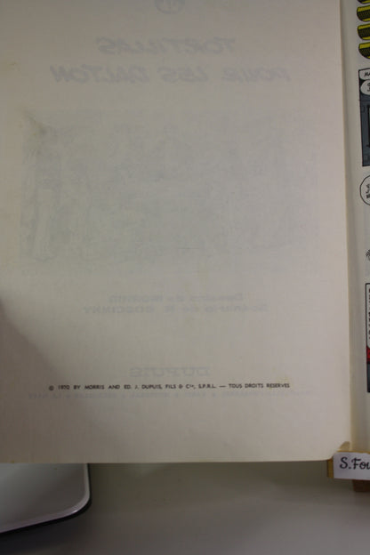 Tortilla pou les daltons – Lucky Luke – Morris – Dupuis – Réédition – 1970 -