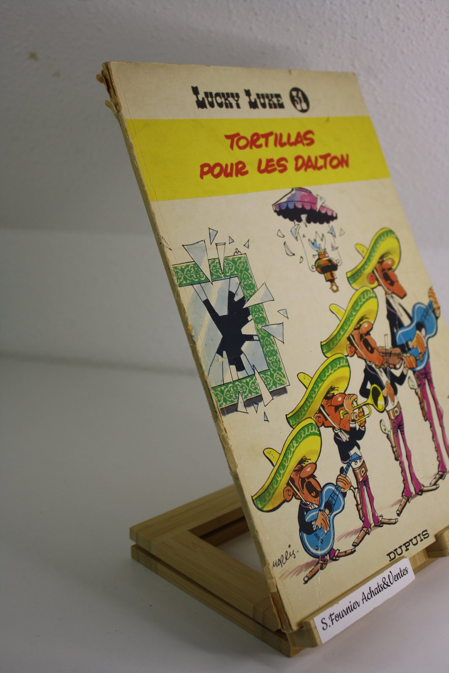Tortilla pou les daltons – Lucky Luke – Morris – Dupuis – Réédition – 1970 -