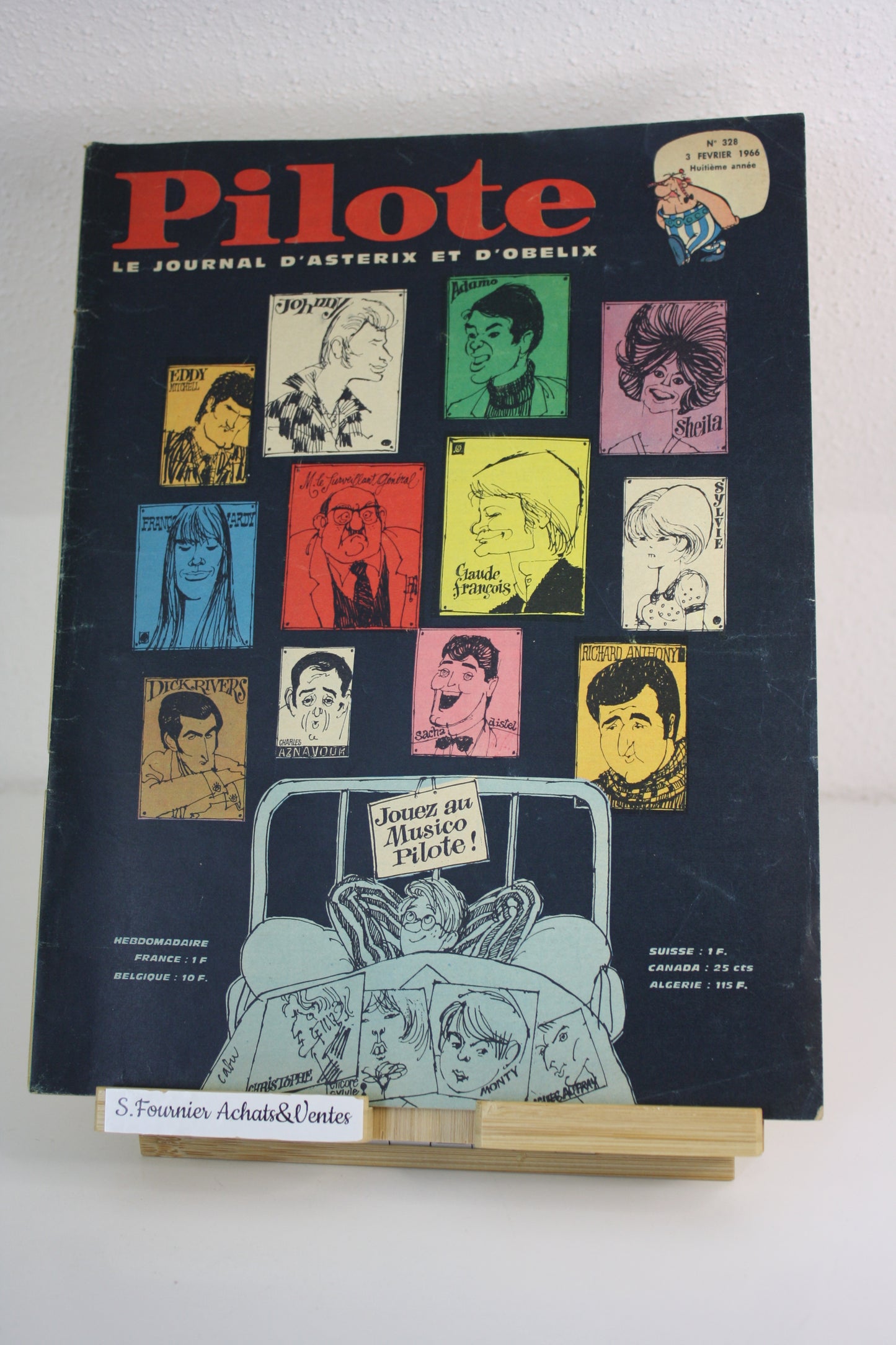 Magazine de Février et Avril 1966 – Pilote Journal d’Astérix – Multiple – Dargaud – Périodique – 1966