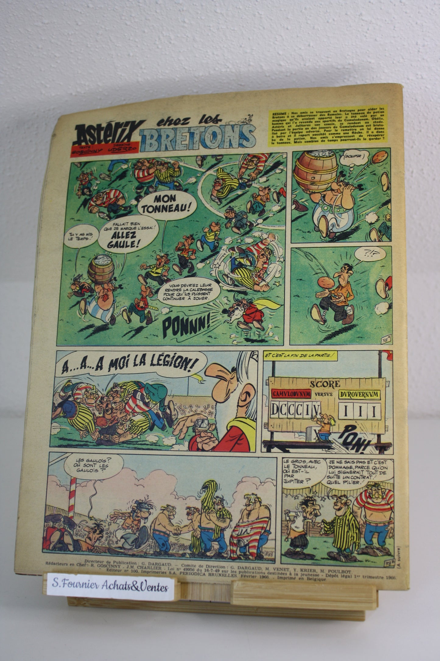 Magazine de Février et Avril 1966 – Pilote Journal d’Astérix – Multiple – Dargaud – Périodique – 1966
