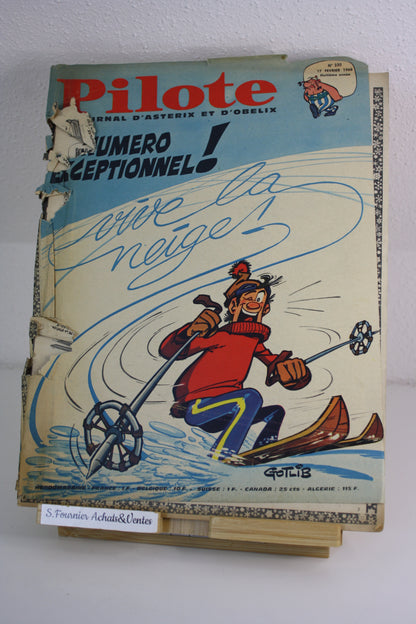 Magazine de Février et Avril 1966 – Pilote Journal d’Astérix – Multiple – Dargaud – Périodique – 1966
