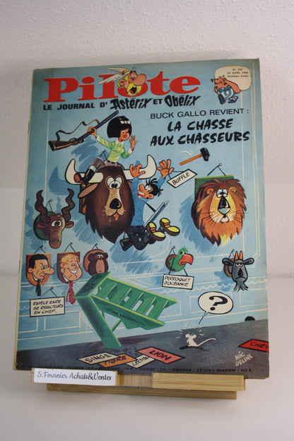 Magazine de Février et Avril 1966 – Pilote Journal d’Astérix – Multiple – Dargaud – Périodique – 1966