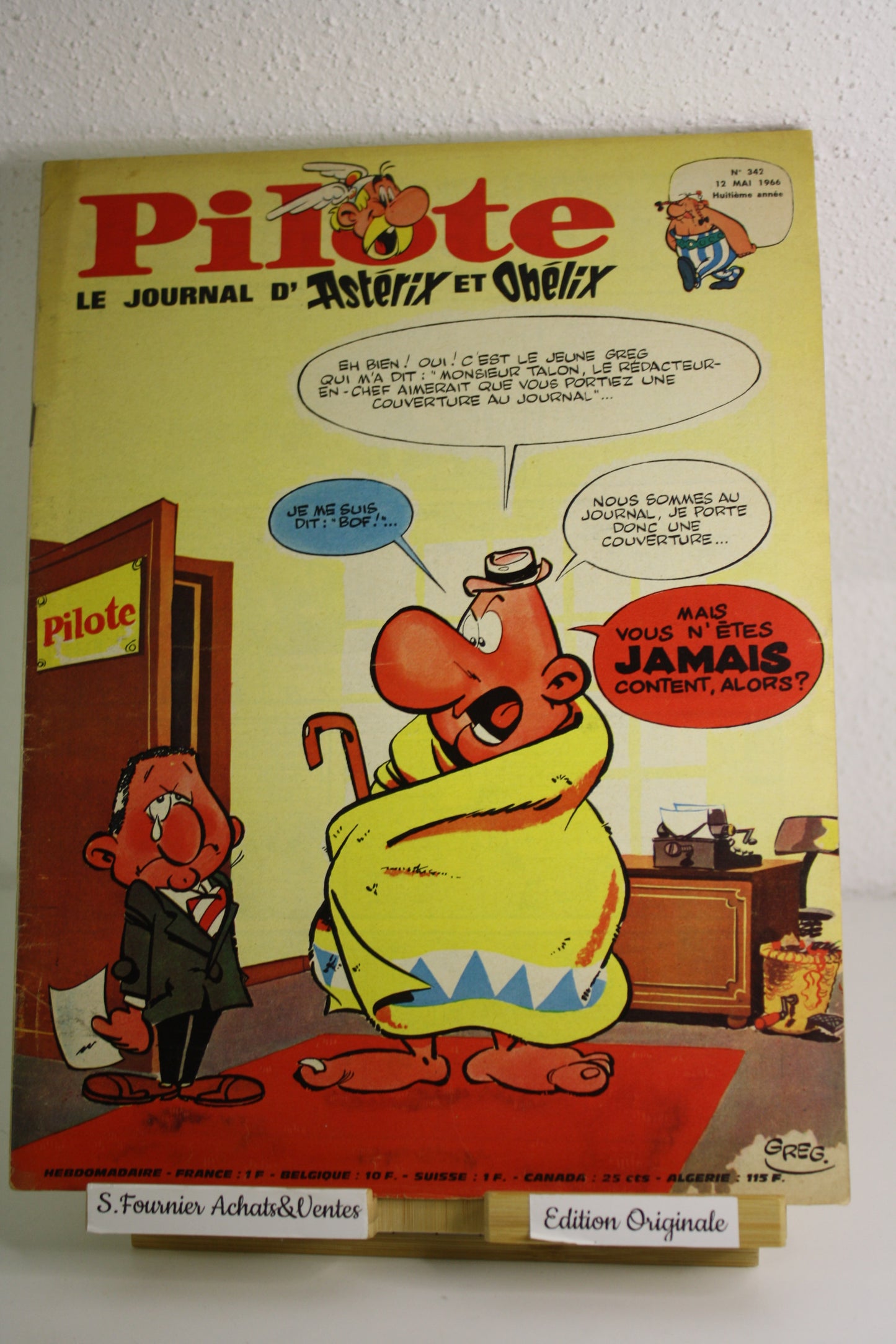 Magazine de mai 1966 – Pilote Journal d’Astérix – Multiple – Dargaud – Périodique – 1966