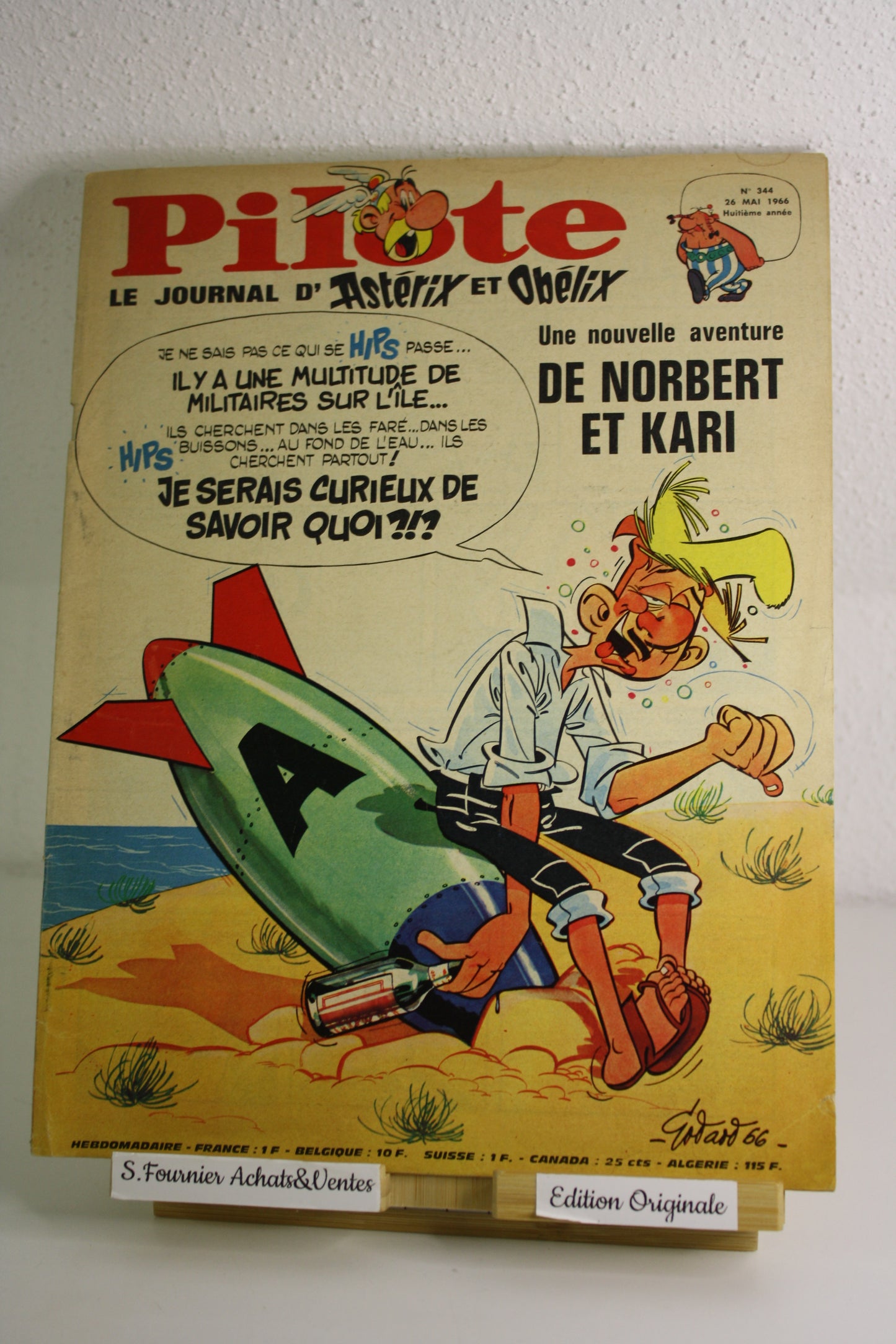 Magazine de mai 1966 – Pilote Journal d’Astérix – Multiple – Dargaud – Périodique – 1966