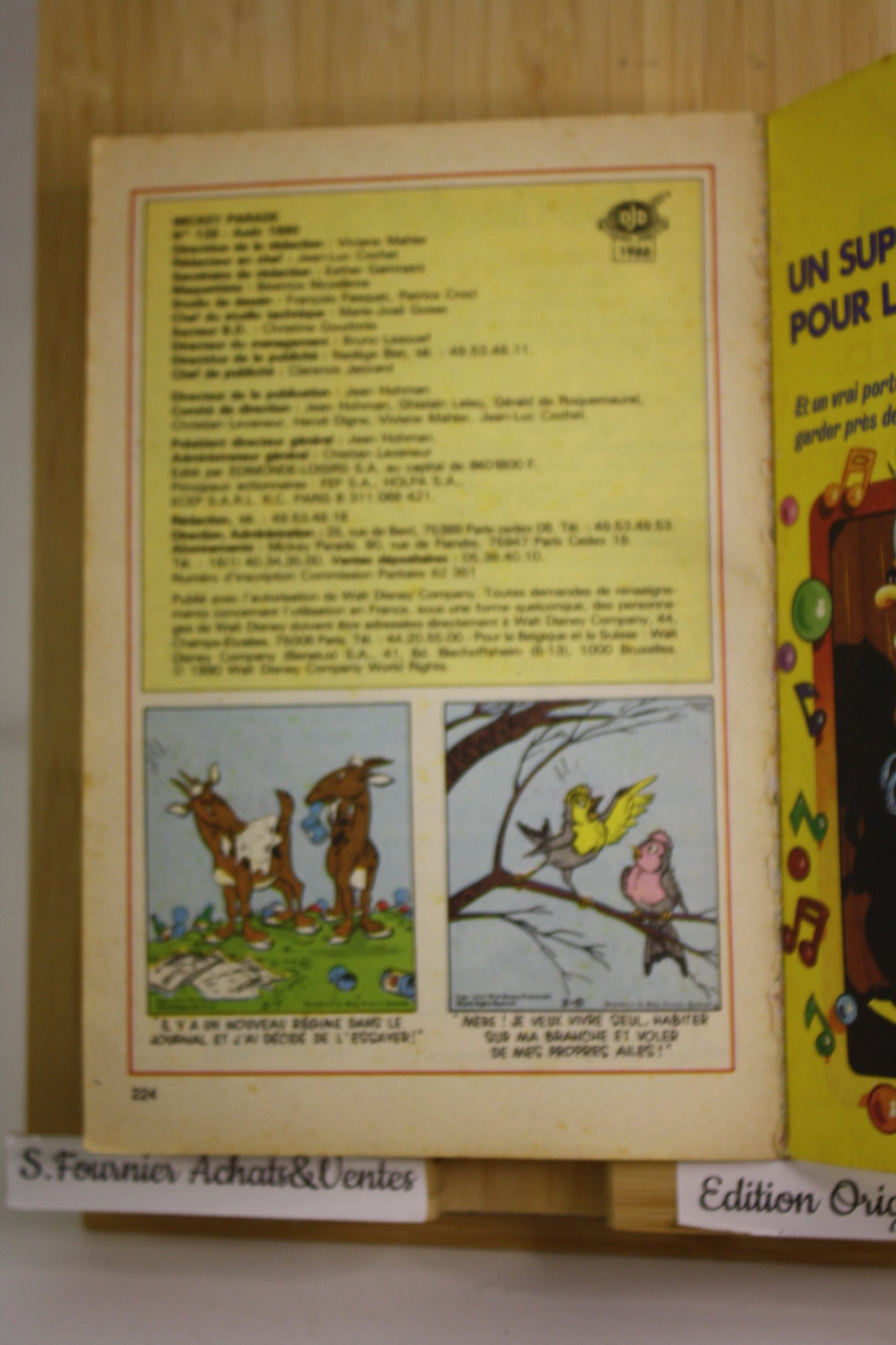 Comme par magie – Mickey Parade – Multiples – Edimonde Loisir – Périodique – 1990 -