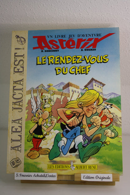 Le rendez-vous des chefs, Alea jacta Est – Astérix – Goscinny Uderzo – Edition Albert René – EO – 1989