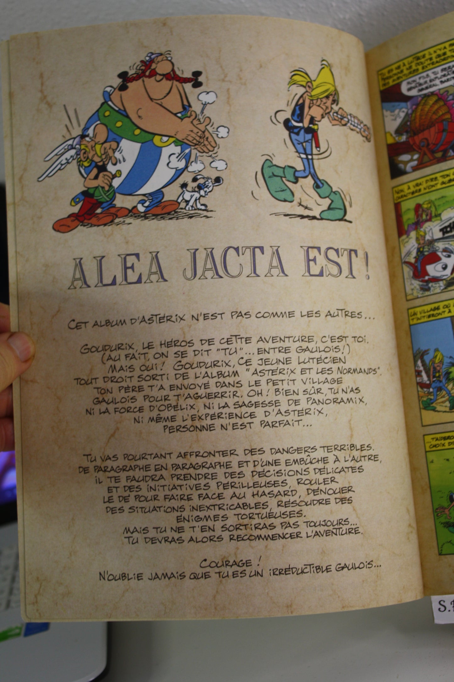 Le rendez-vous des chefs, Alea jacta Est – Astérix – Goscinny Uderzo – Edition Albert René – EO – 1989