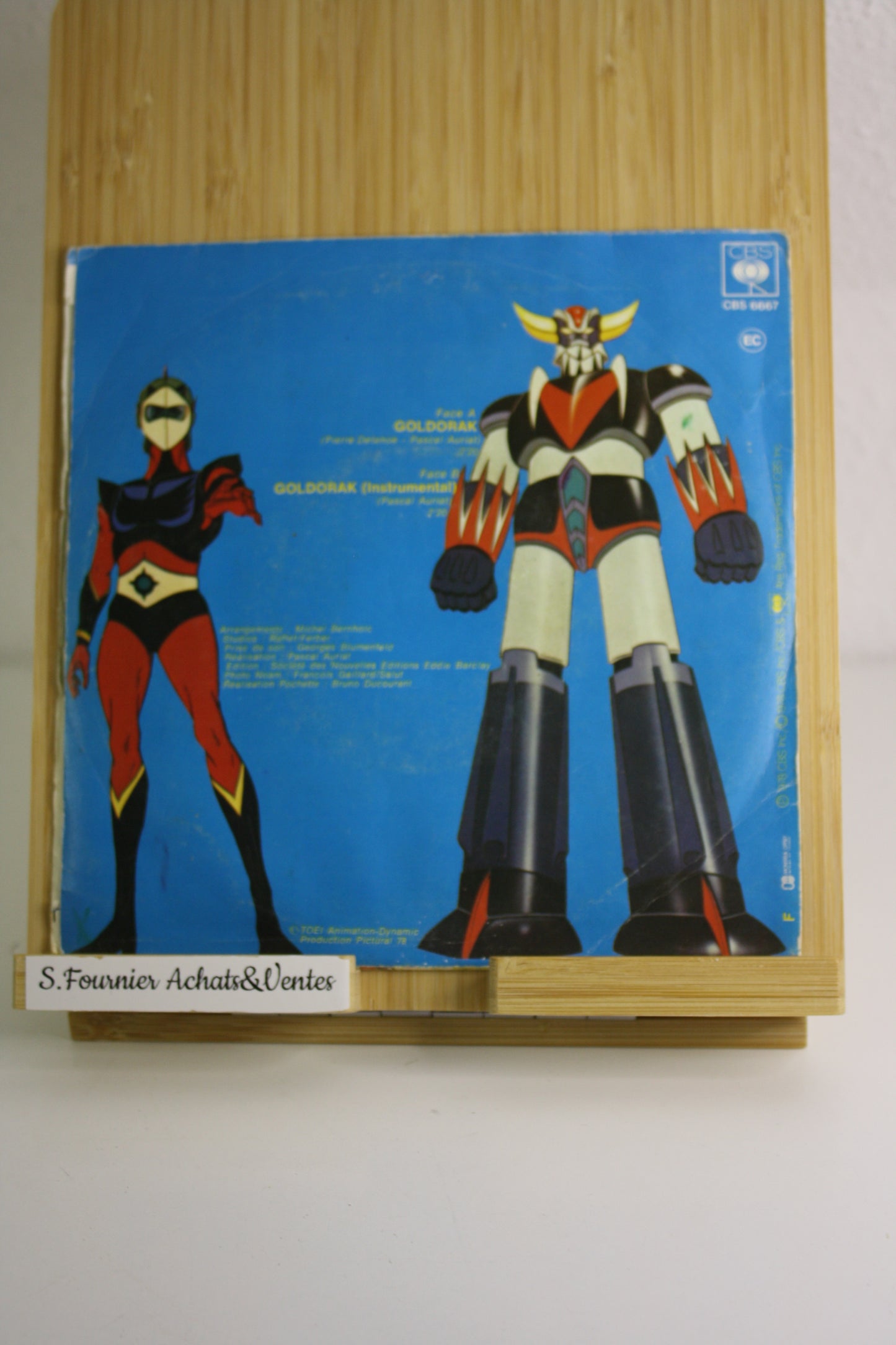 Goldorak – Goldorak – Noam – Disque CBS – Objet dérivé – 1978 – Disque 45T