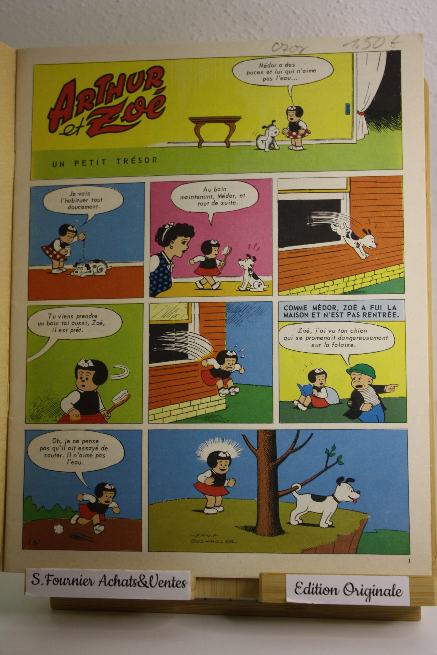 N°67  – Arthur et Zoé – Bushmiller – Edition mondiales – Périodique – 1974