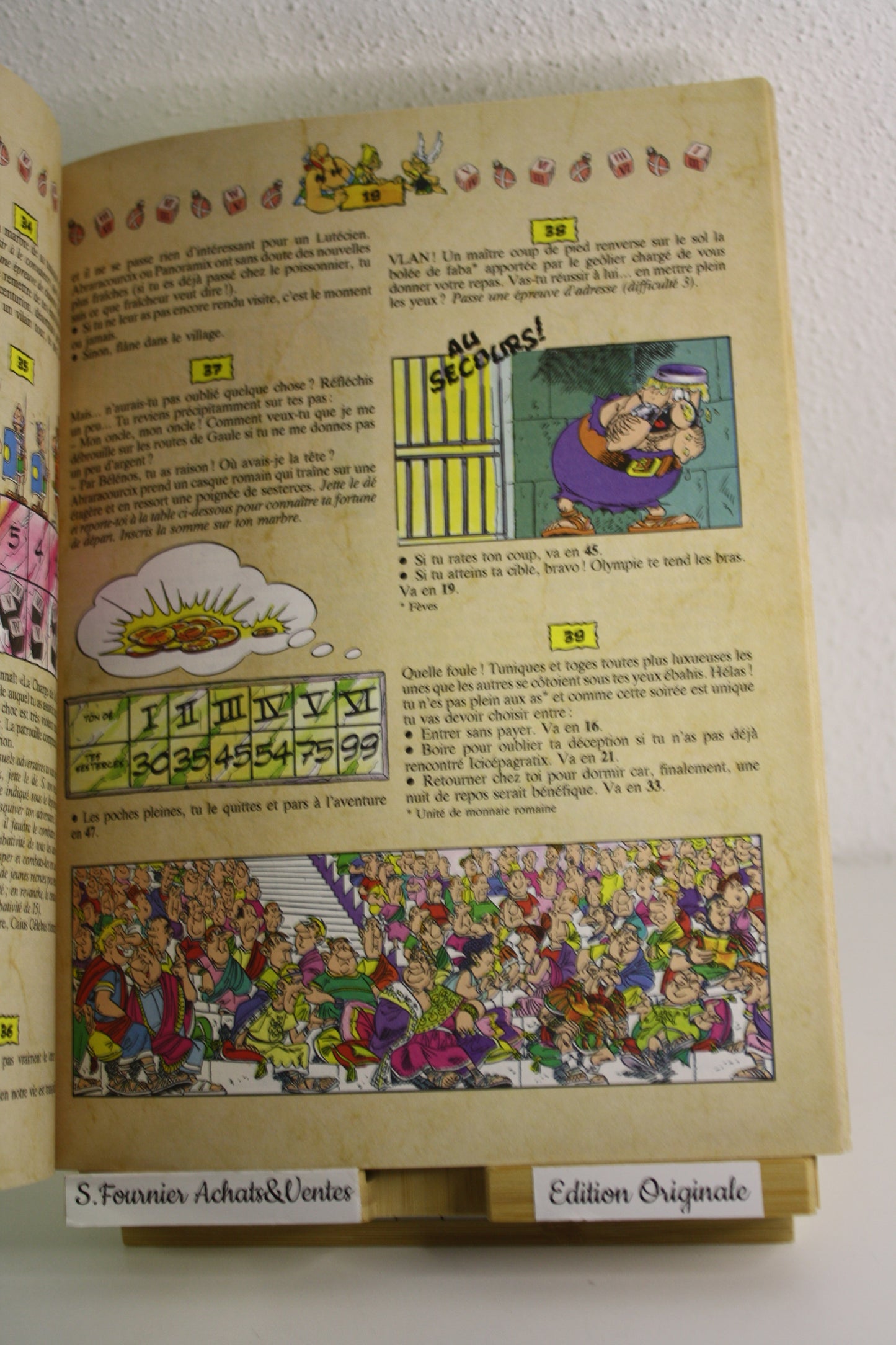 L’affaire des faux menhirs Aléa Jacta Est – Astérix – Goscinny Uderzo – Edition Albert René – EO – 1989