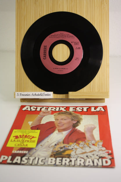 Astérix est là – Astérix – Plastic Bertrand – Carrere – Objet dérivé – 1985 – Vinyle 45 tours