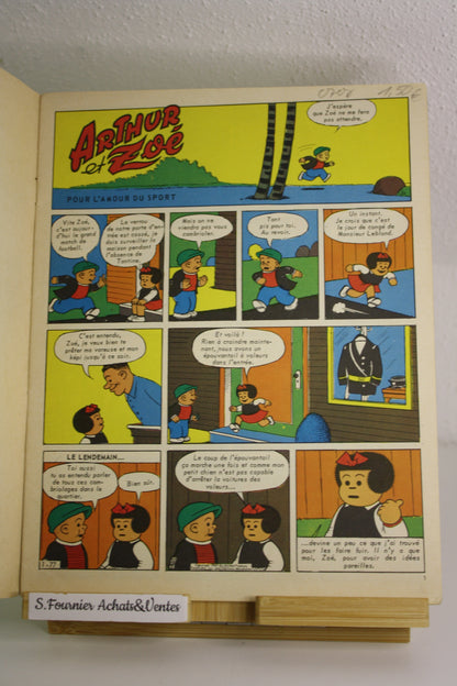 N°77  – Arthur et Zoé – Bushmiller – Edition mondiales – Périodique – 1976 -