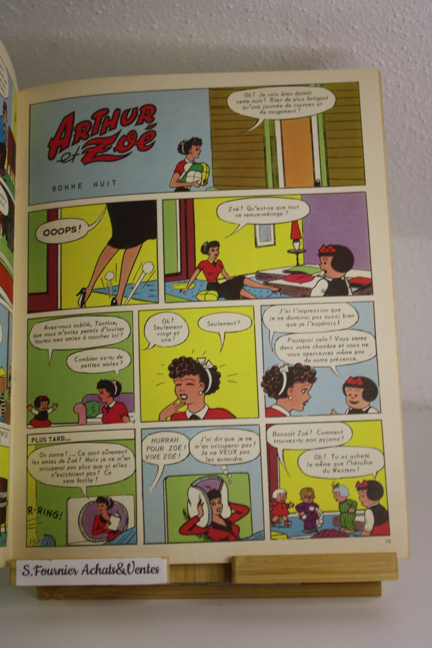 N°77  – Arthur et Zoé – Bushmiller – Edition mondiales – Périodique – 1976 -