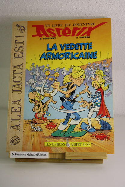 La vedette armoricaine Aléa Jacta Est – Astérix – Goscinny Uderzo – Edition Albert René – EO – 1989