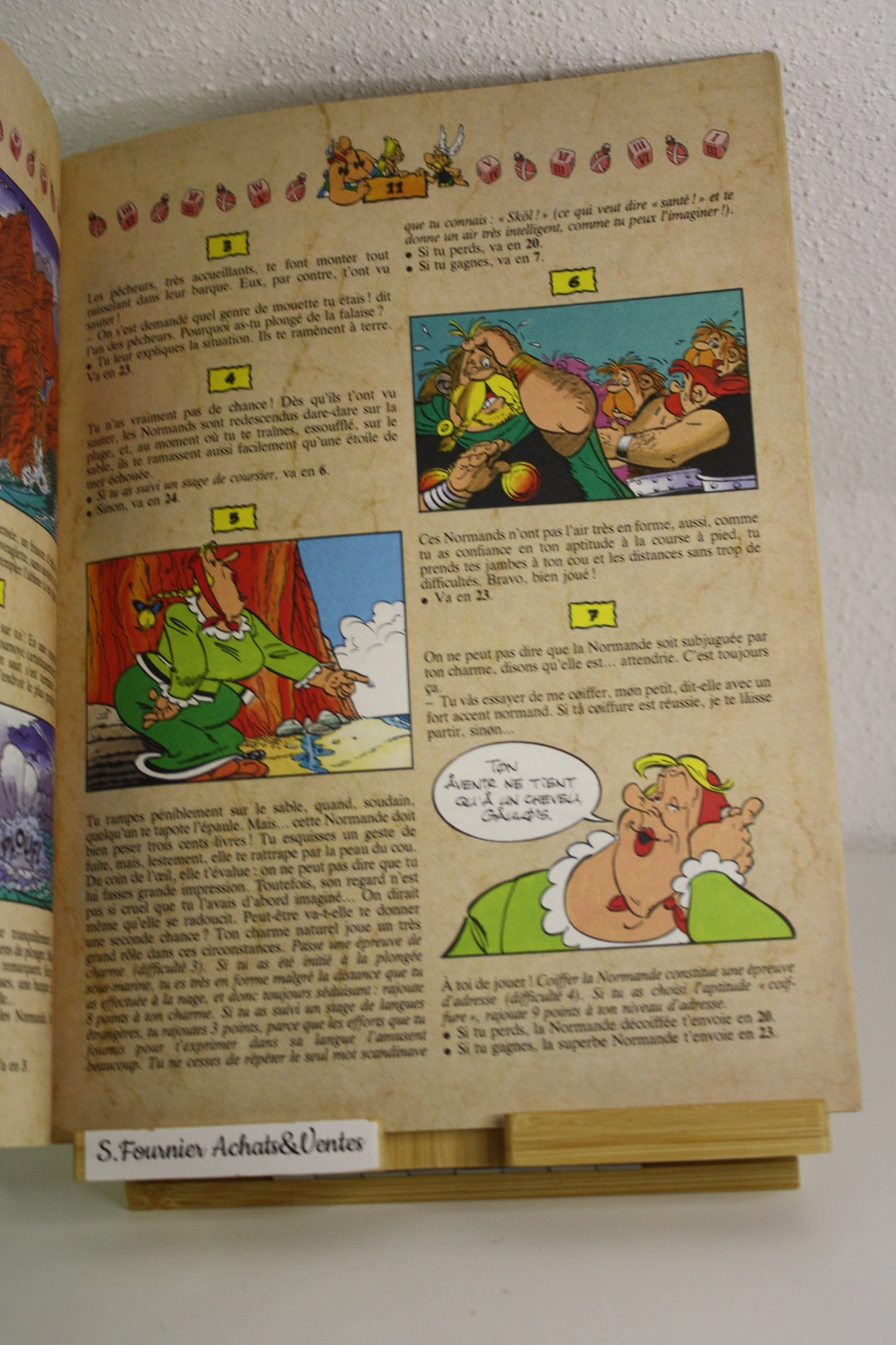 La vedette armoricaine Aléa Jacta Est – Astérix – Goscinny Uderzo – Edition Albert René – EO – 1989