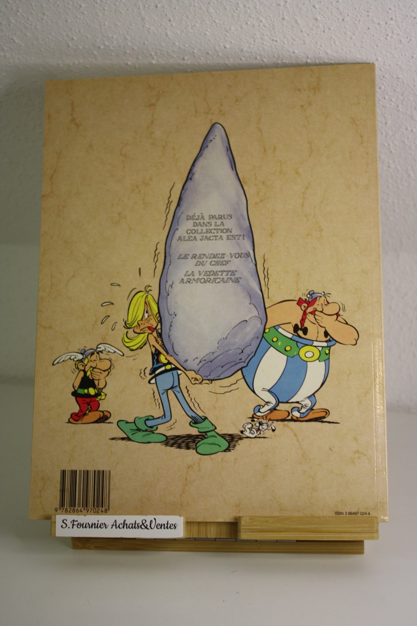 La vedette armoricaine Aléa Jacta Est – Astérix – Goscinny Uderzo – Edition Albert René – EO – 1989
