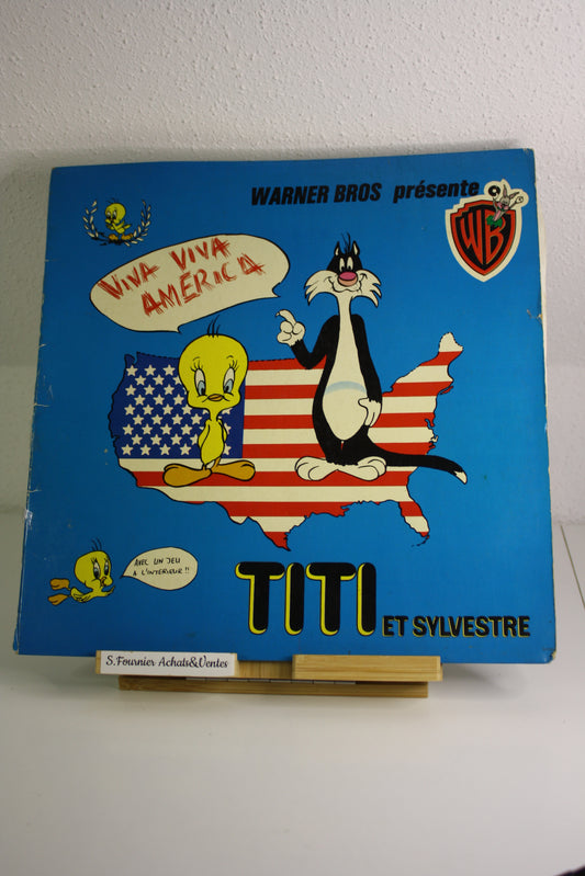 Viva Viva América – Titi et Sylvestre – Thomas Aminel – WEA – Objet dérivé – 1975 – Vinyle 33 tours
