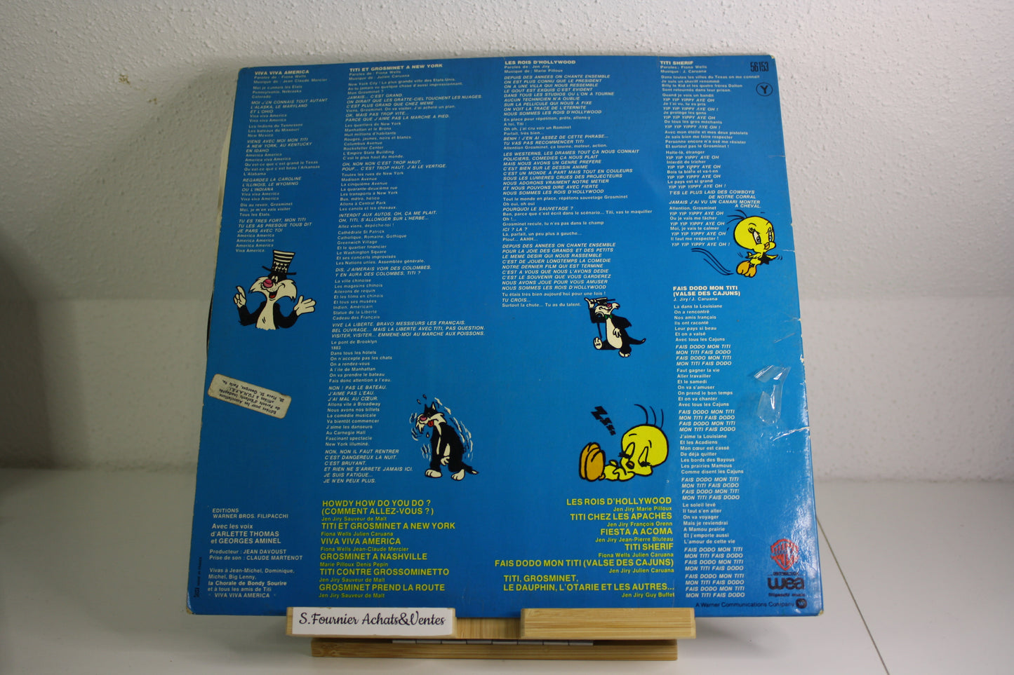 Viva Viva América – Titi et Sylvestre – Thomas Aminel – WEA – Objet dérivé – 1975 – Vinyle 33 tours