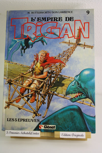Les 5 épreuves – L’empire de Trigan – Butterworth Laurence – Glénat – EO – 1986
