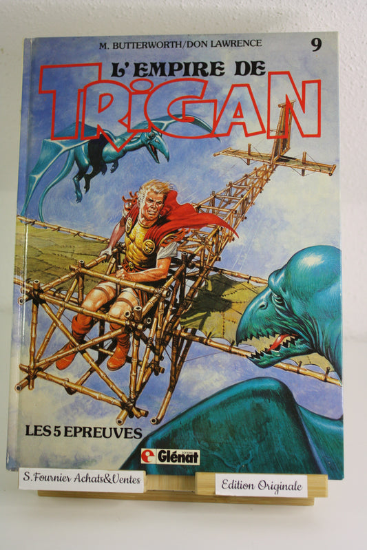 Les 5 épreuves – L’empire de Trigan – Butterworth Laurence – Glénat – EO – 1986