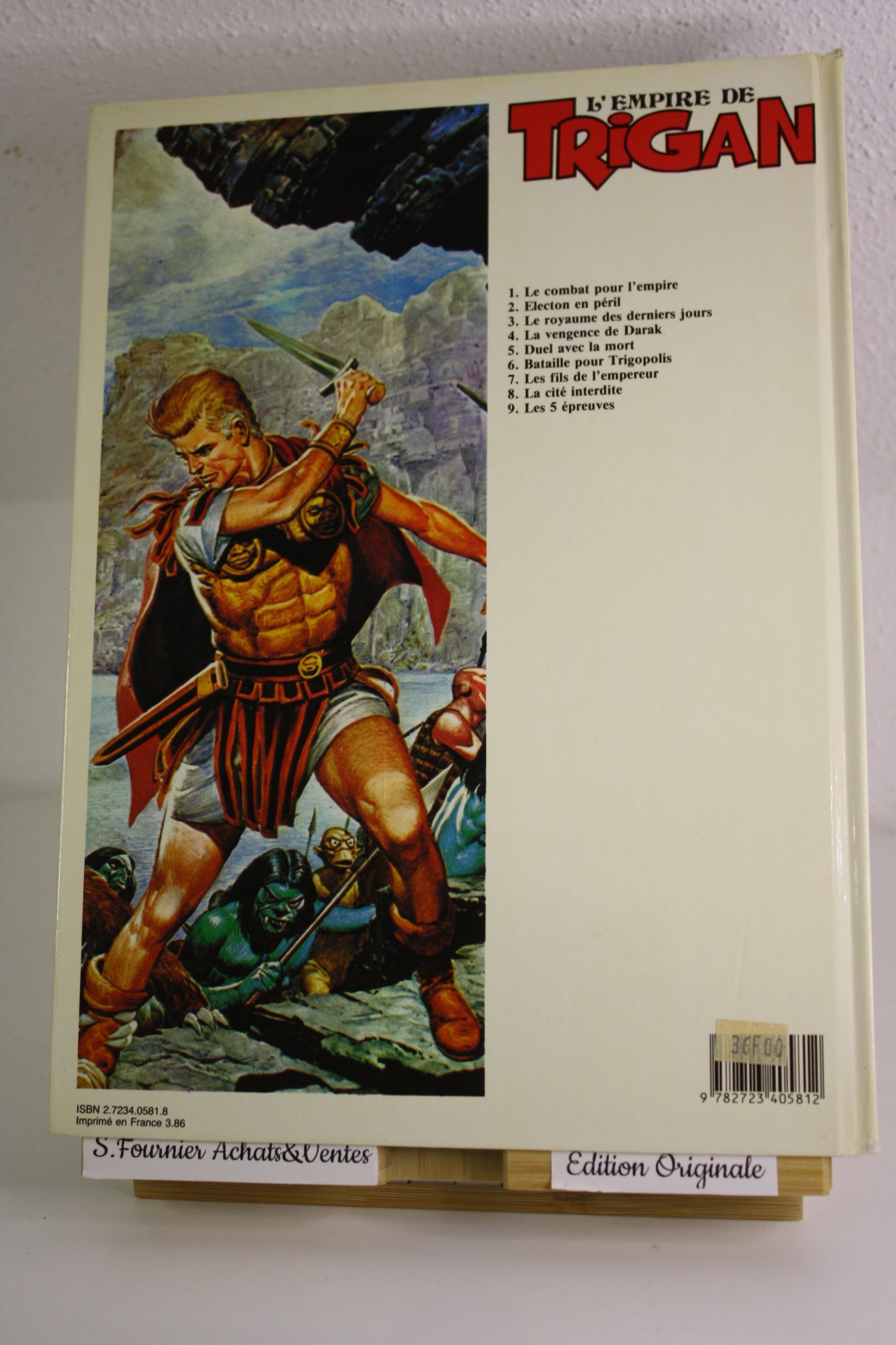 Les 5 épreuves – L’empire de Trigan – Butterworth Laurence – Glénat – EO – 1986