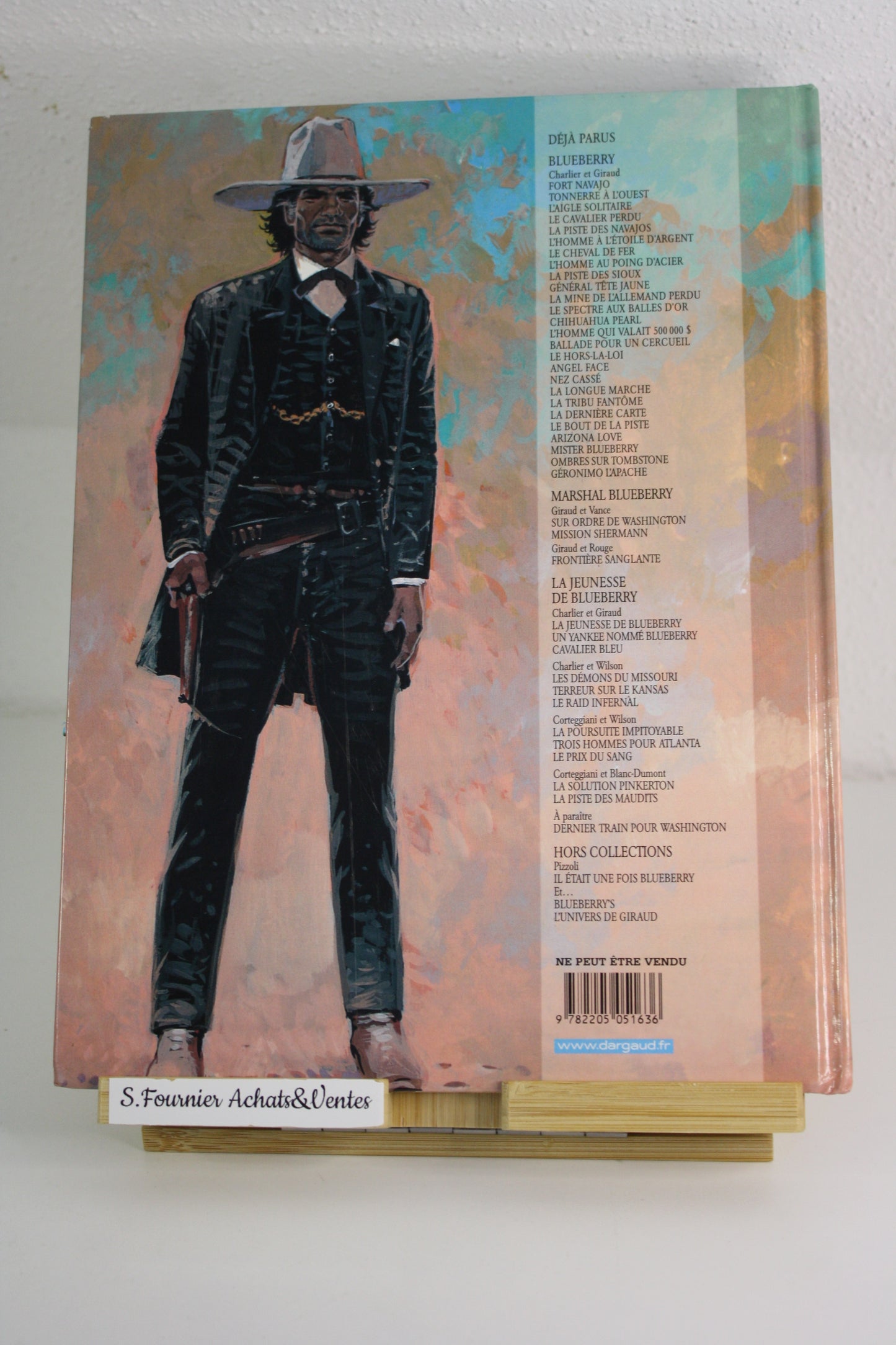 Le cheval de fer – Blueberry – Charlier Giraud – Dargaud – Réédition – 2001