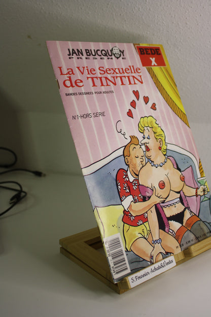 La Vie sexuelle de Tintin – Tintin – Jan Bucquoy – BEDEX – EO – 1992 – Pour ADULTE