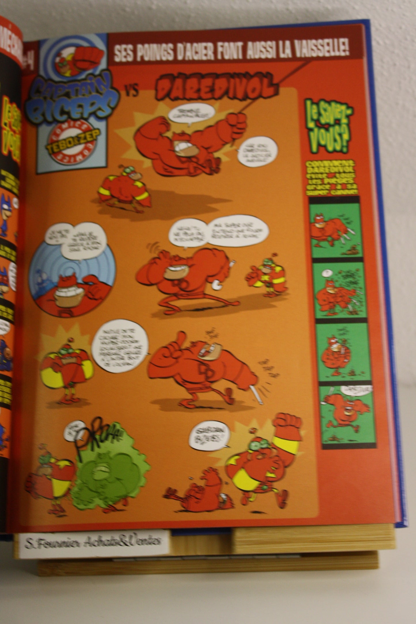 L’invincible 1 – Captain Biceps – Zep Tebo – Glénat – Réédition – 2010