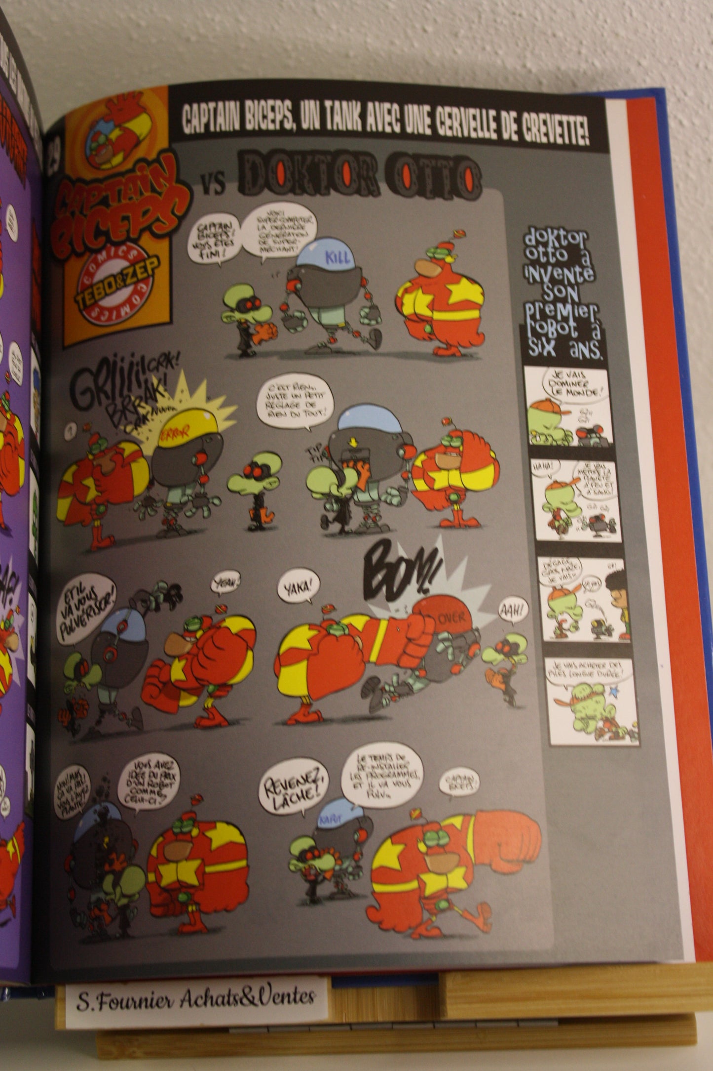 L’invincible 1 – Captain Biceps – Zep Tebo – Glénat – Réédition – 2010