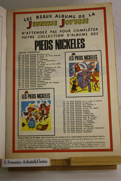 A l’opéra - Les pieds Nickelés – Pellos – Société Parisienne d’édition – EO – 1977