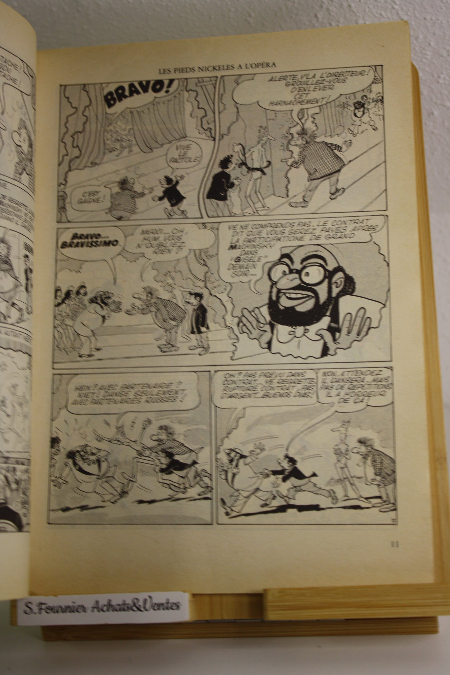 A l’opéra - Les pieds Nickelés – Pellos – Société Parisienne d’édition – EO – 1977