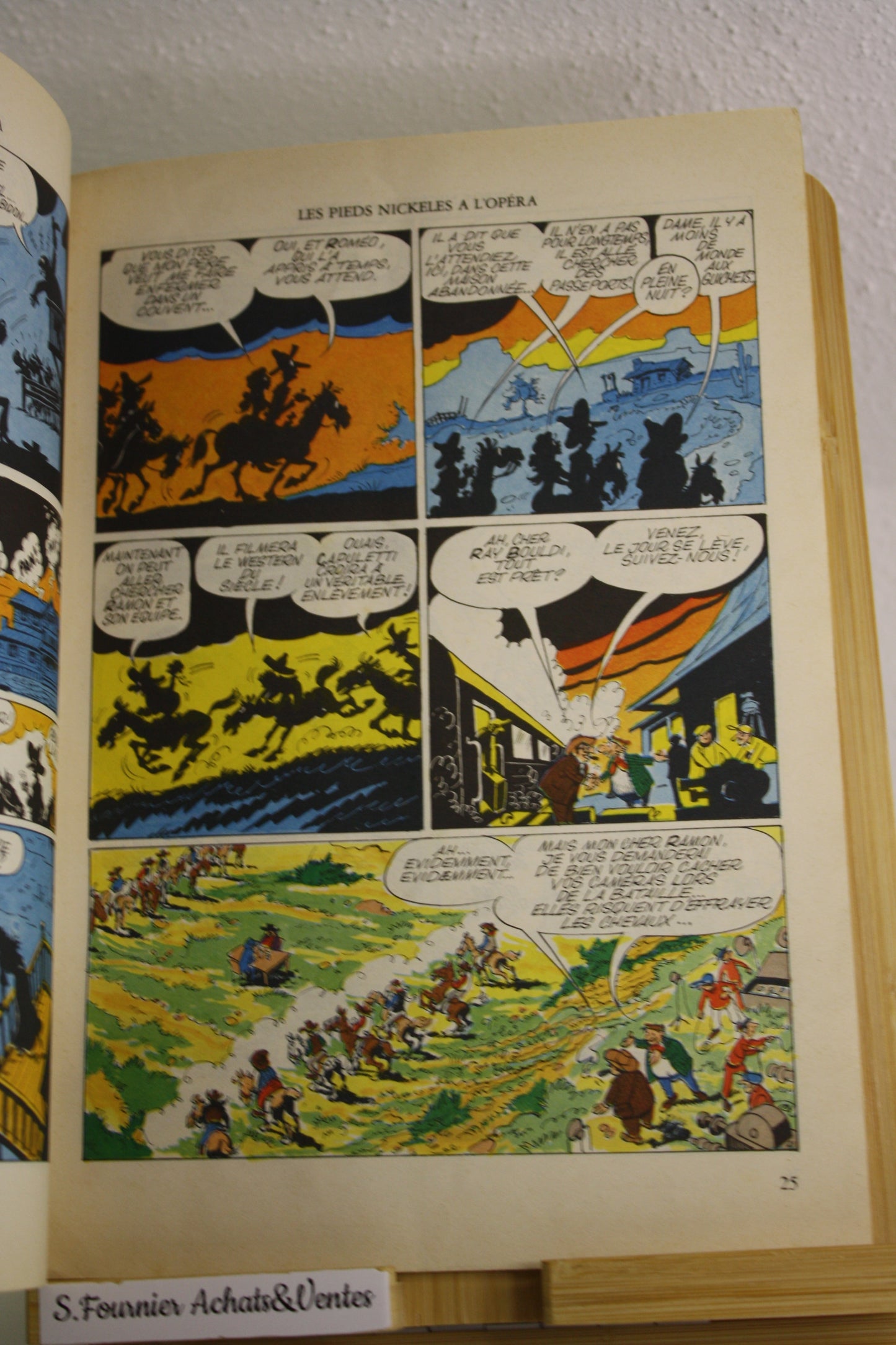 A l’opéra - Les pieds Nickelés – Pellos – Société Parisienne d’édition – EO – 1977