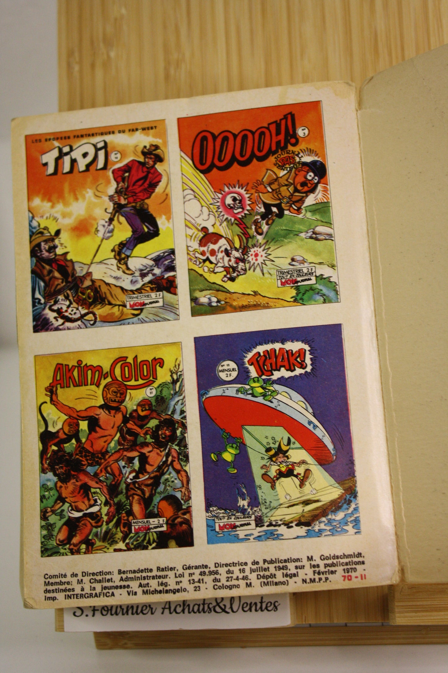 Album n°20 – Shirley – Multiple – Mon Journal – Périodique – 1970