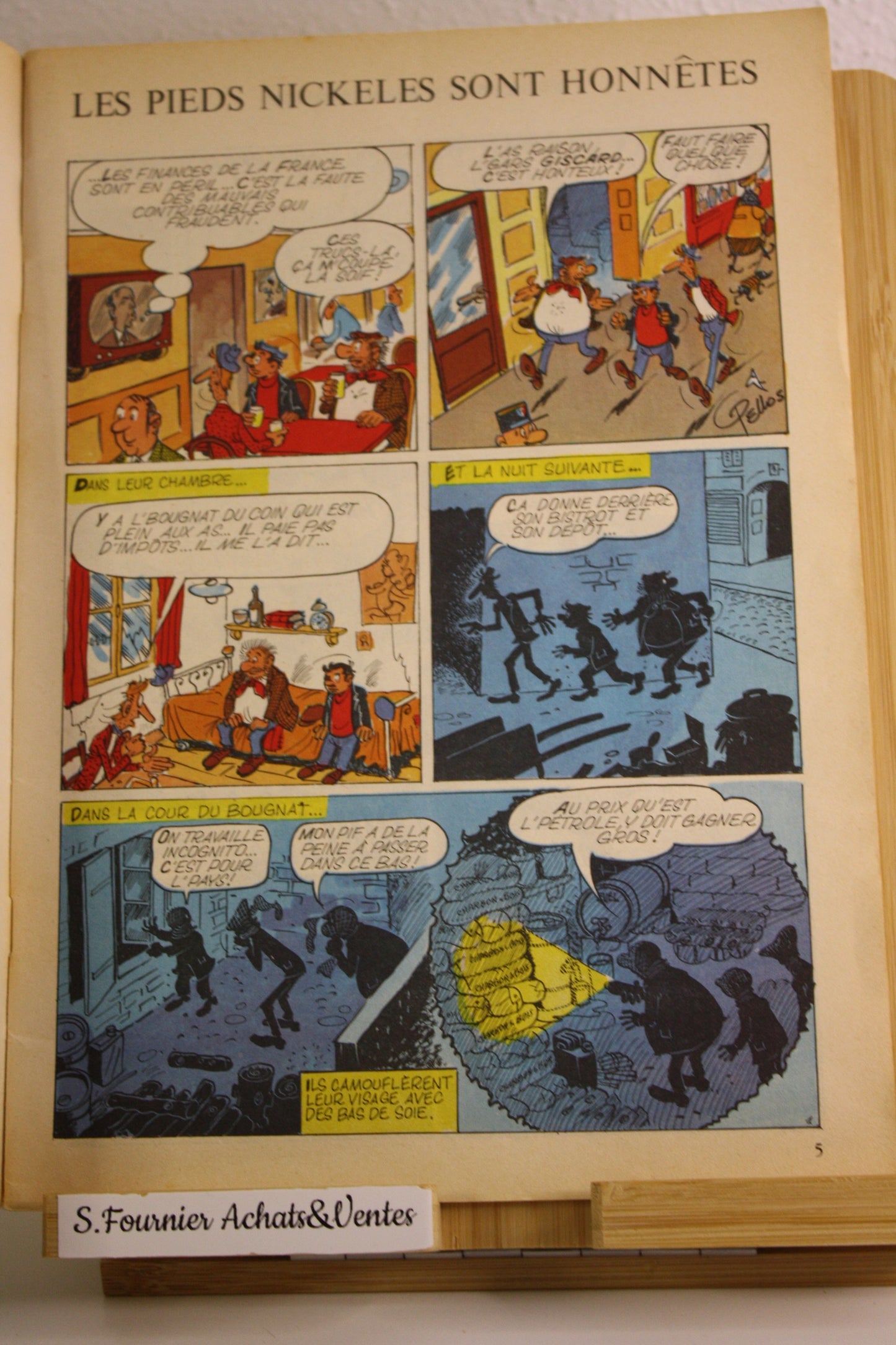 Les PN sont honnêtes – Les pieds Nickelés – Pellos – Hachette – EO – 1976
