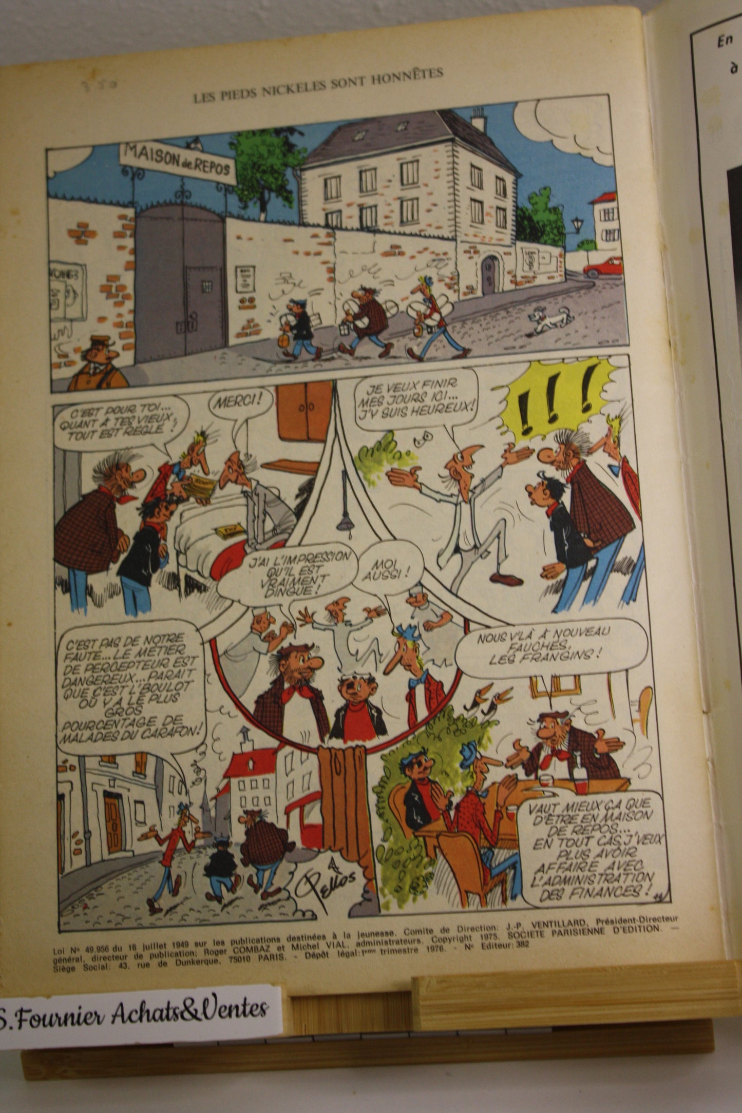 Les PN sont honnêtes – Les pieds Nickelés – Pellos – Hachette – EO – 1976