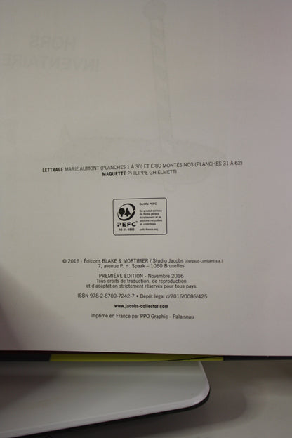 Le testament de Williams S. – Blake et Mortimer – Sente Juillard – Blake et Mortimer – EO – 2016 - abimé