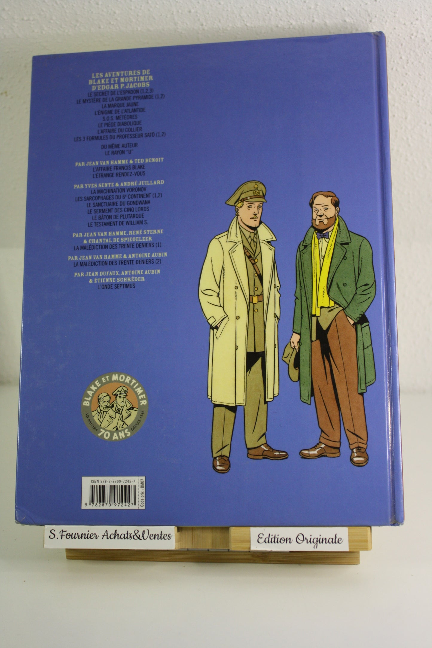 Le testament de Williams S. – Blake et Mortimer – Sente Juillard – Blake et Mortimer – EO – 2016 - abimé
