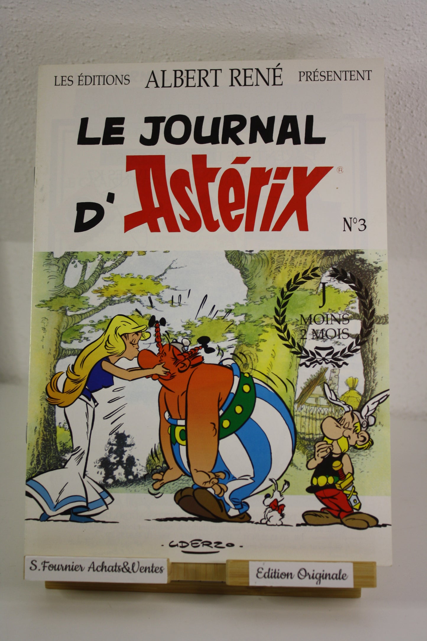 Le journal d’Astérix n°3 – Astérix –Uderzo – Edition Albert René – Périodique – 1991