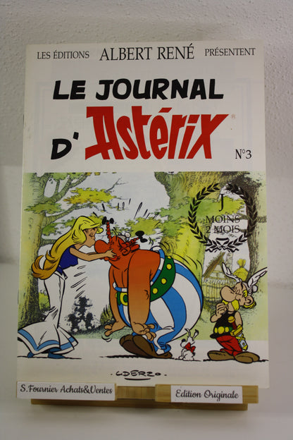 Le journal d’Astérix n°3 – Astérix –Uderzo – Edition Albert René – Périodique – 1991