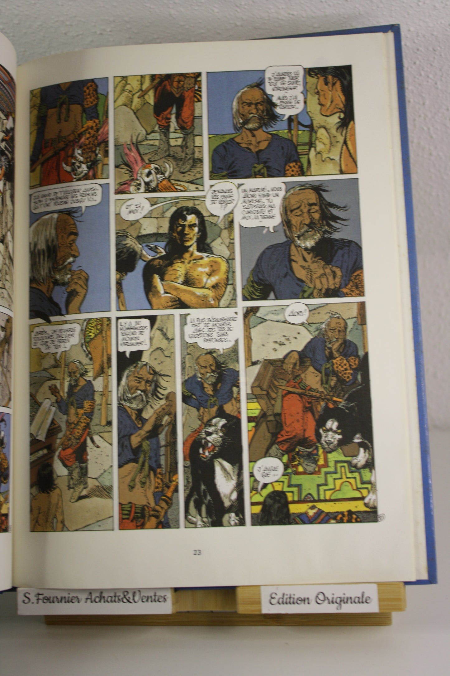 Les monts de la lune – Jugurtha – Franz Vernal – Du Lombard – EO – 1986 – Edition limité