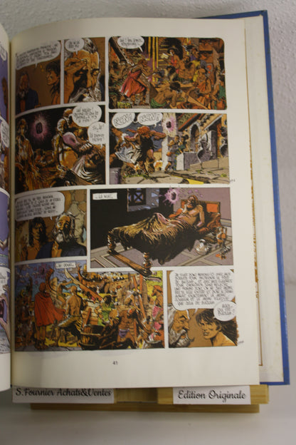 Les monts de la lune – Jugurtha – Franz Vernal – Du Lombard – EO – 1986 – Edition limité