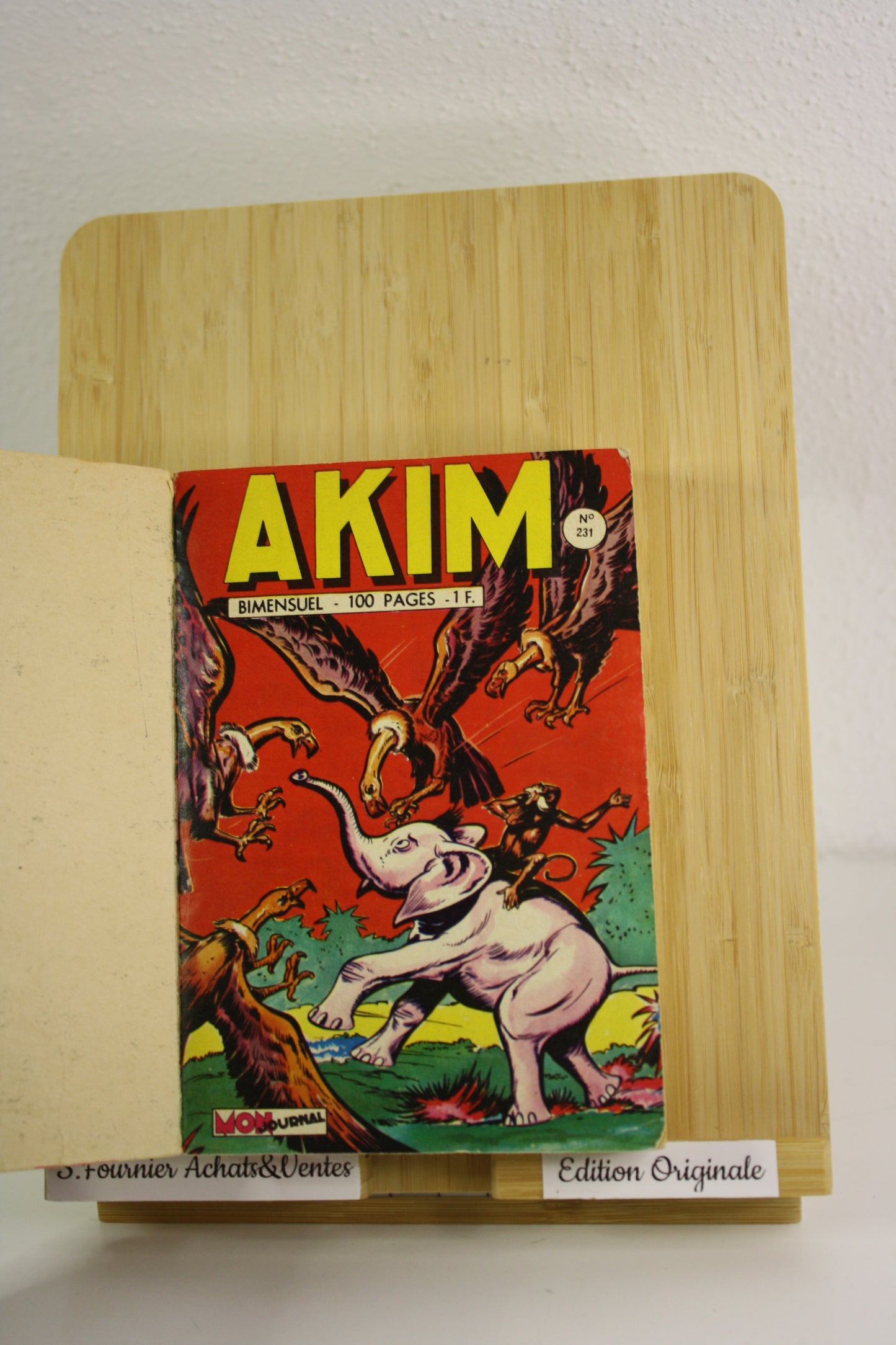 Album n°38 de juin 1969 – Akim – Multiple – Mon Journal – Périodique – 1969 - Trimestrie