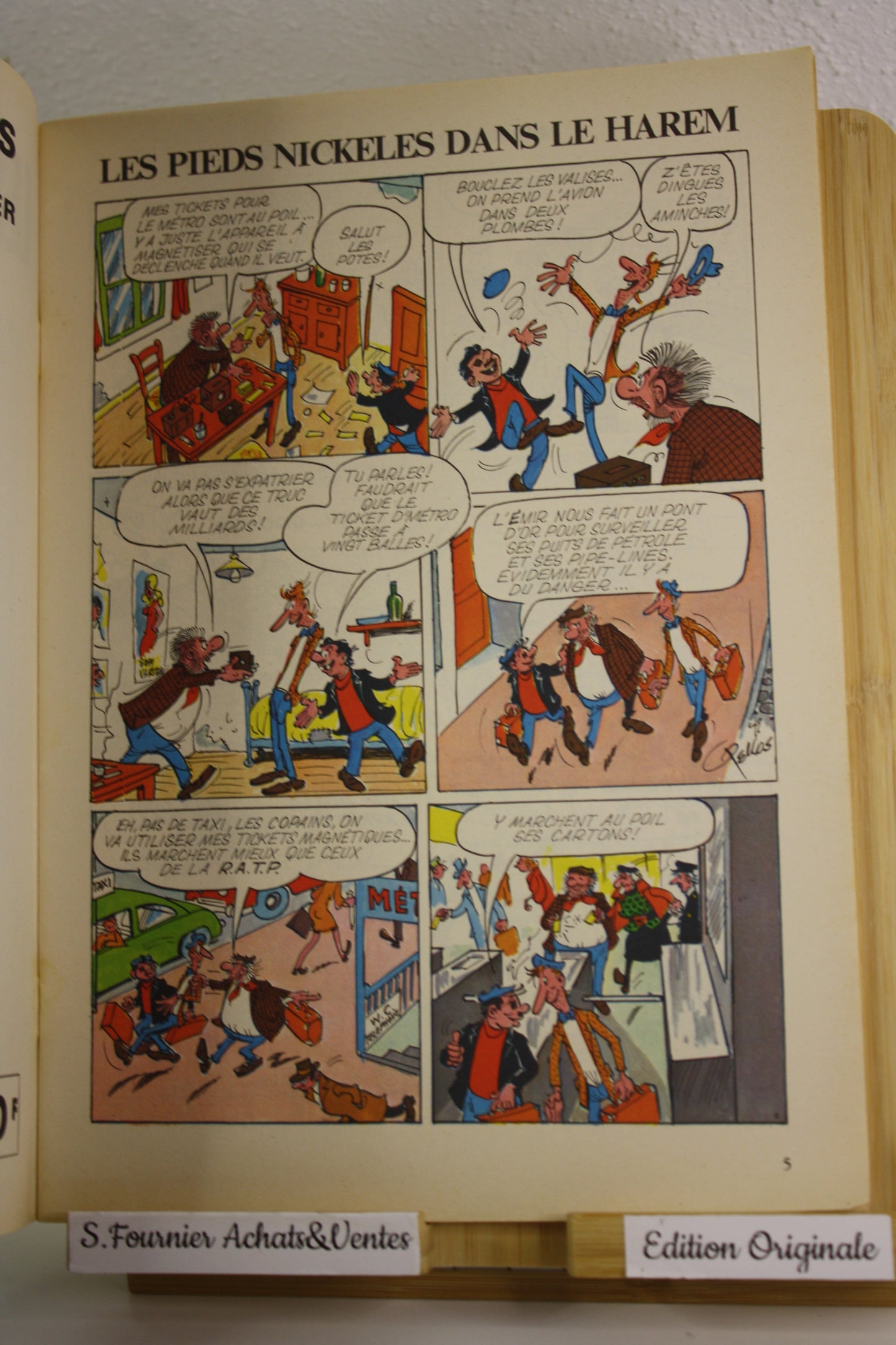 Les PN dans le harem – Les pieds Nickelés – Pellos – Hachette – EO – 1975