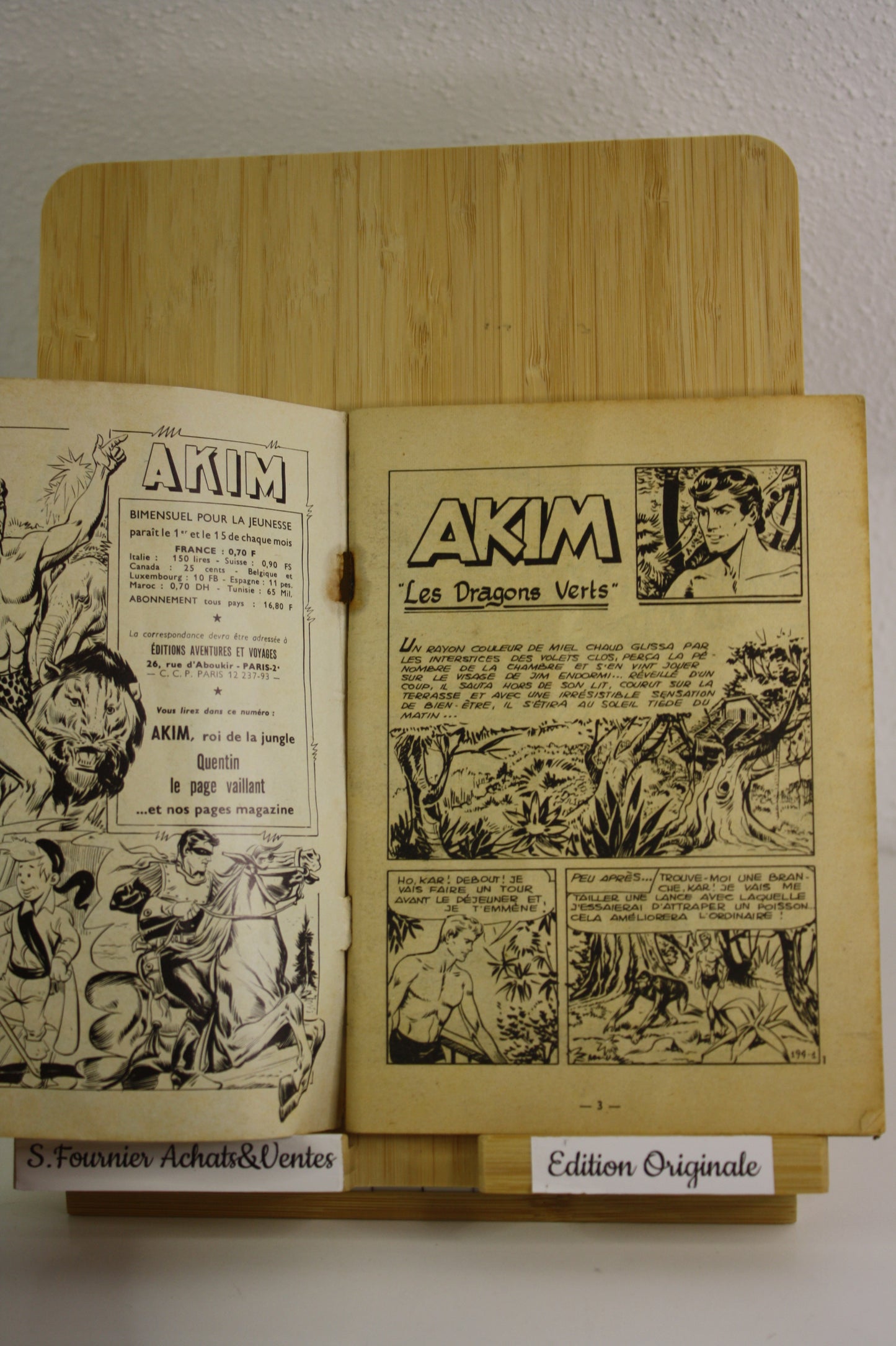 Bimensuel n°194 – Akim – Multiples – Mon journal – Périodique – 1967